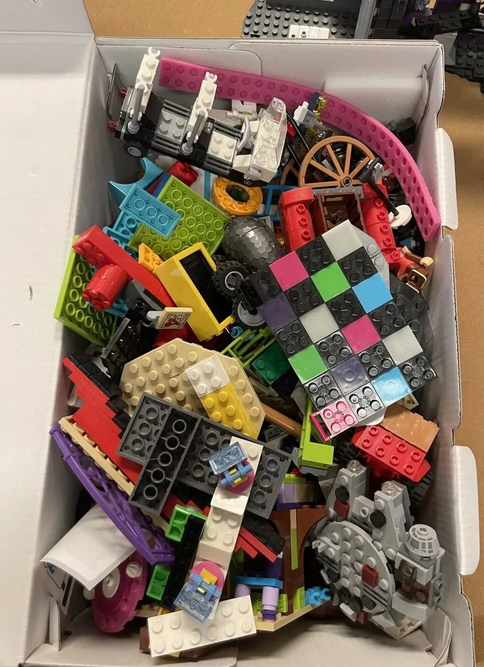 LEGO Mixed Bulk Lot 2 Lbs Monster High Ninjago Minifigure Parts Pieces